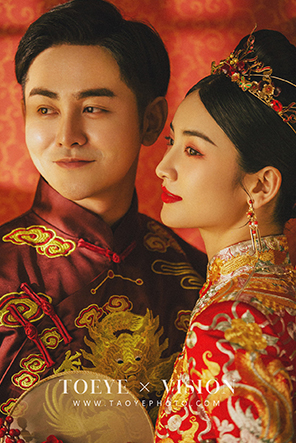 中式婚照